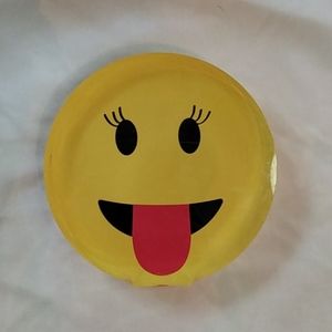 Retro Smiley Face Lucite Paperweight